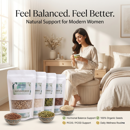 Seed Cycle  Kit | 4 Essentials for Hormonal Balance - 600g