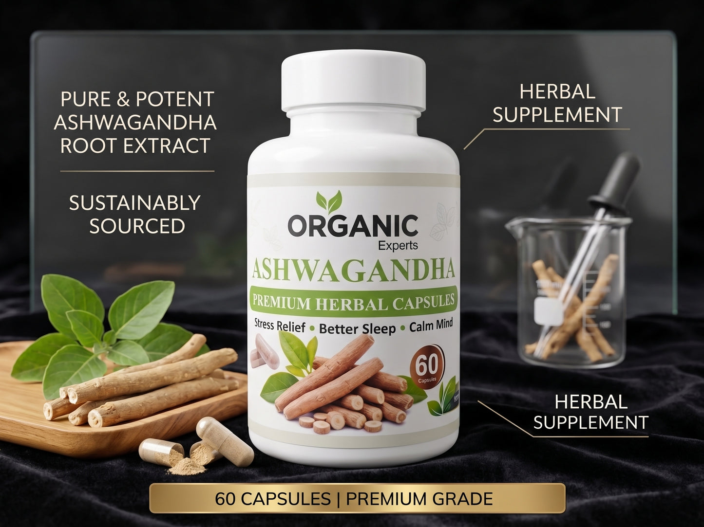 Organic Ashwagandha Powder – Stress & Energy Support
