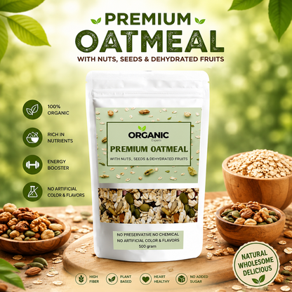 Organic Oatmeal Powder – High Fiber Daily Nutrition