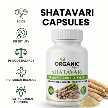 Shatavari 60 Capsules – Women’s Wellness Support