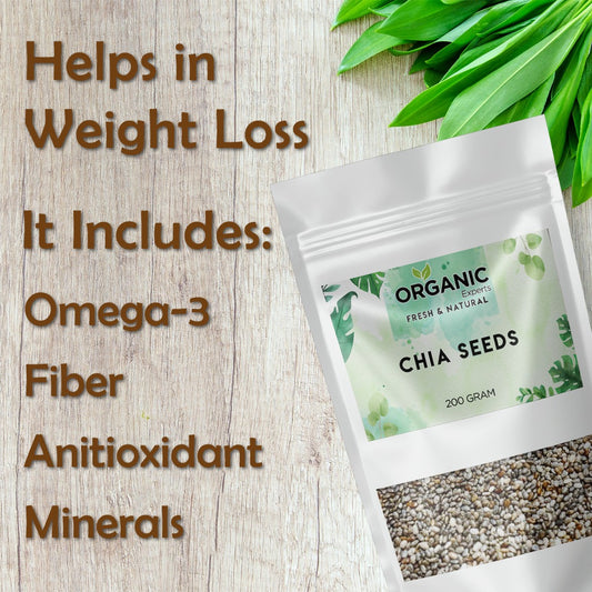 Chia Seeds High in Fiber, Protein & Weight Loss