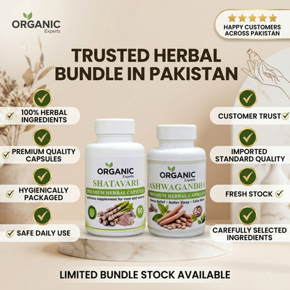 Bundle Offer - Shatavari & Ashwagandha Capsules (60each)