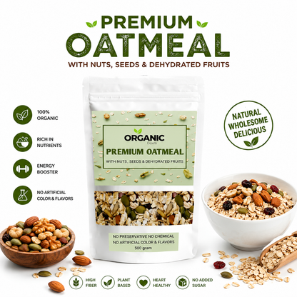 Organic Oatmeal Powder – High Fiber Daily Nutrition